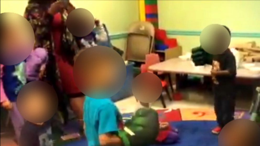 PHOTO: Surveillance and iPad footage captured teachers encouraging preschool-age children at a day care center in St. Louis, Missouri, to fight each other. 