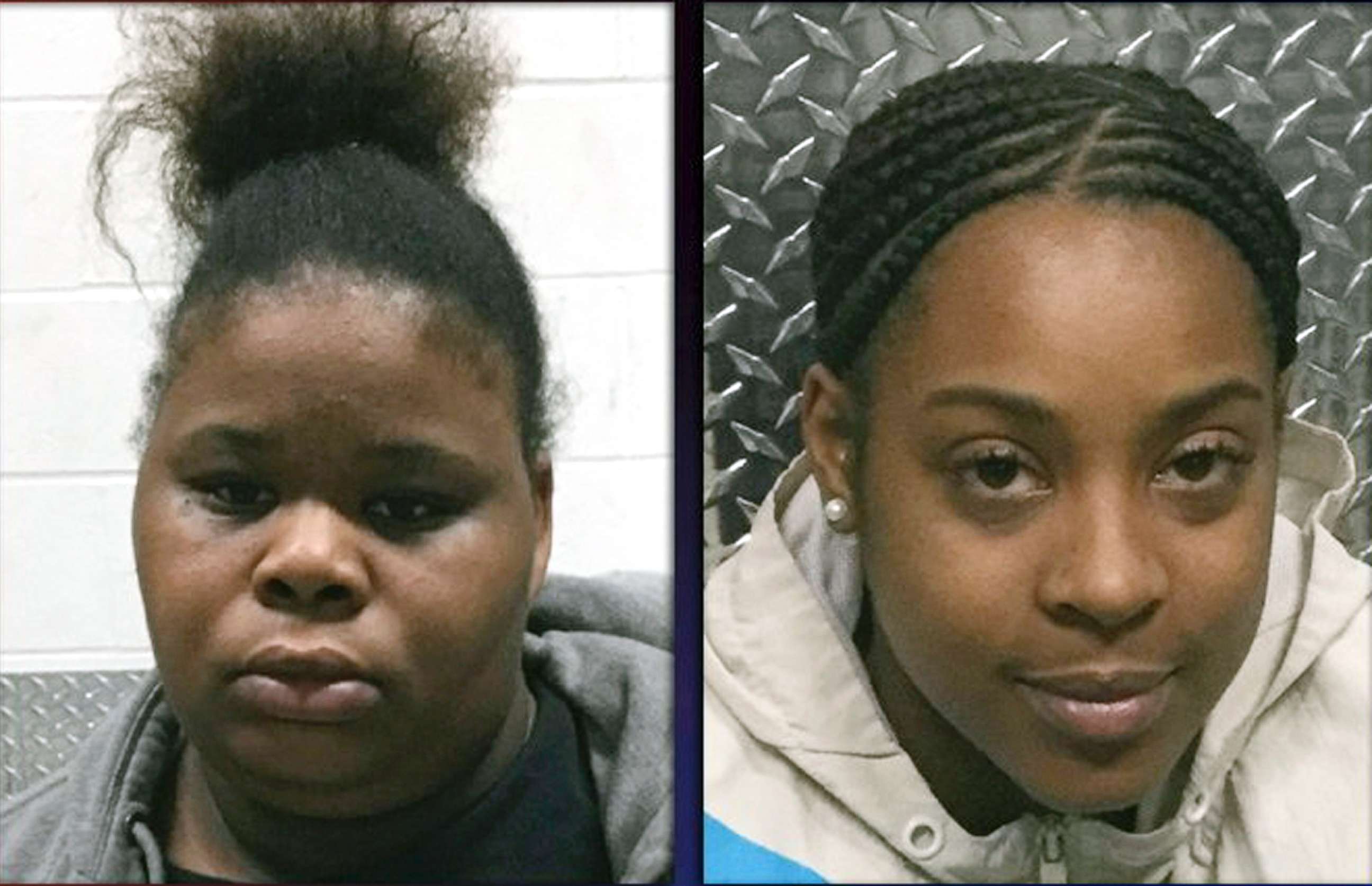 PHOTO: This photo provided by the North County Police Cooperative shows, Wilma Brown, left, and Ariana Silver who are both charged with abuse of a child stemming from incidents at Brighter Daycare in Feb. 2019.