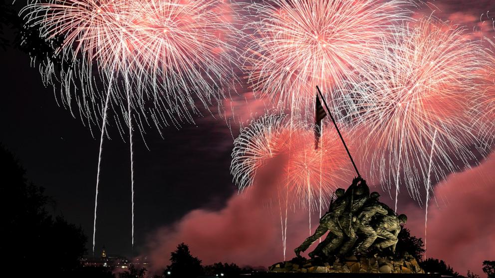 PHOTO: A Tribute To America On The National Mall In D.C. Celebrates America's 250th