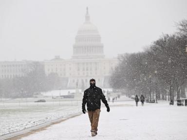 Arctic Blast Brings Season's Coldest Temperatures and Snow to Eastern U.S.