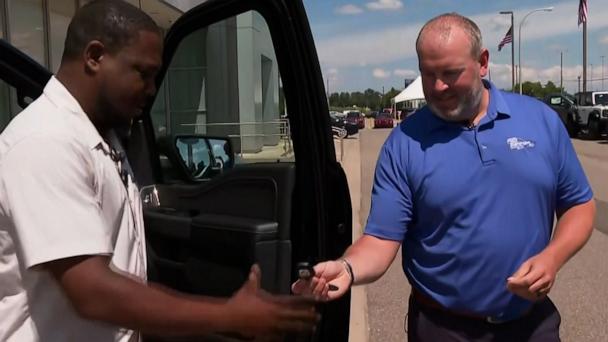 Michigan deacon who thwarted gunman with his truck gifted replacement F-150