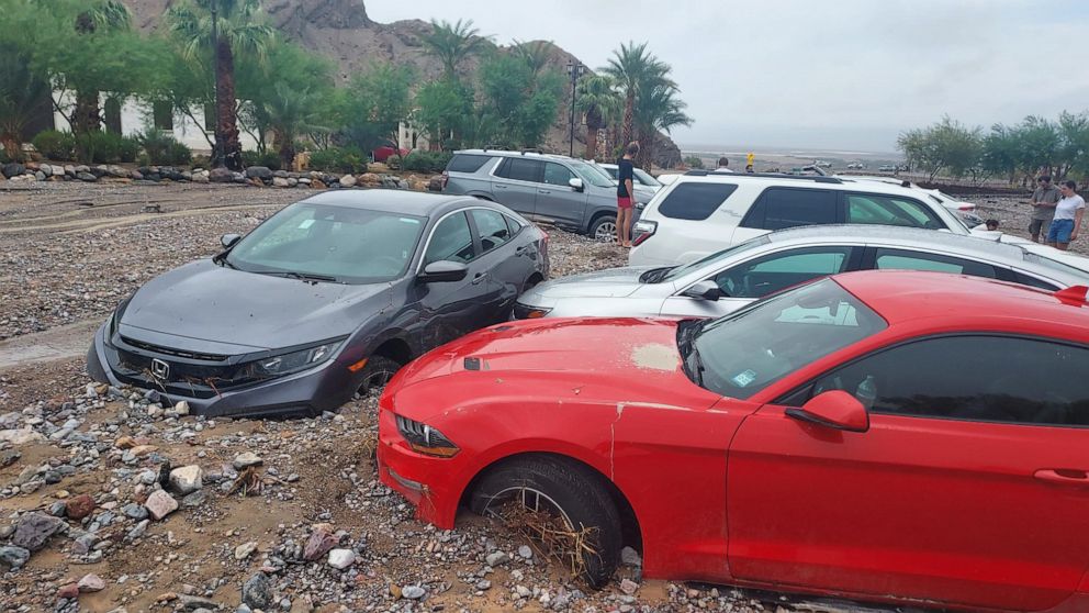 PHOTO: Unprecedented rainfall caused California's Death Valley National Park to close to visitors on Aug. 5, 2022.