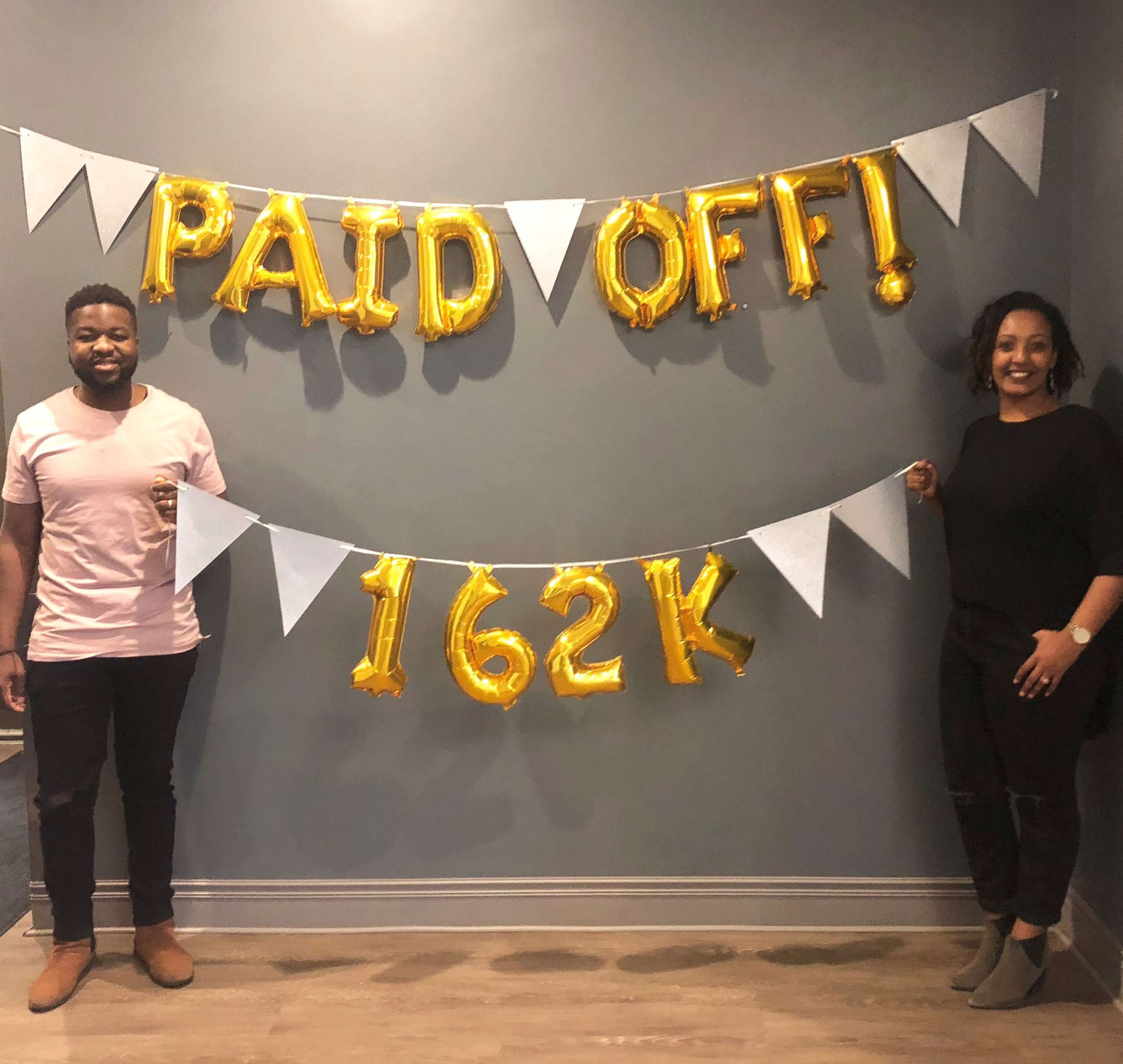 PHOTO: Elijah Bankole, 30, and Heron Abegaze, 29, shared how they paid off $160,000 in debt in less than three years on "GMA." 