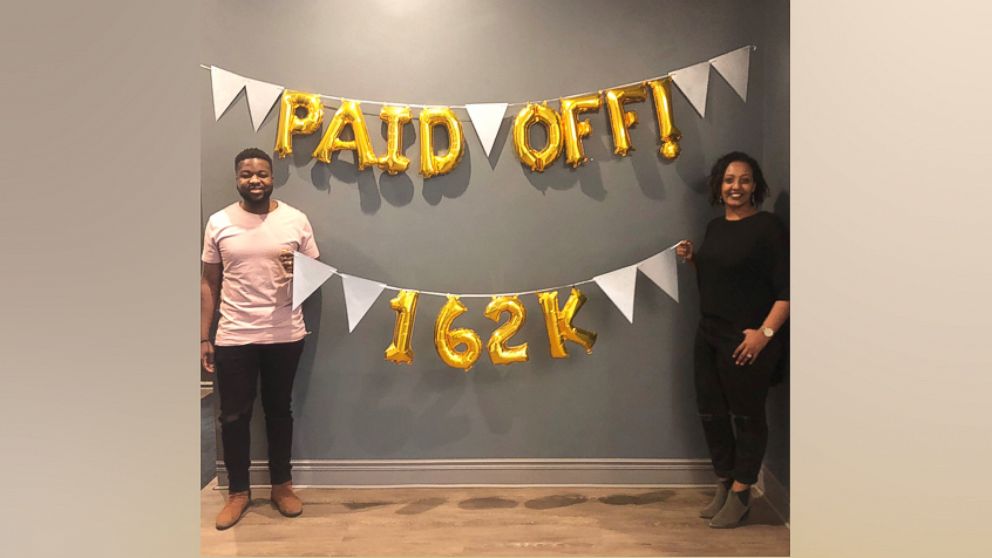 PHOTO: Elijah Bankole, 30, and Heron Abegaze, 29, shared how they paid off $160,000 in debt in less than three years on "GMA." 