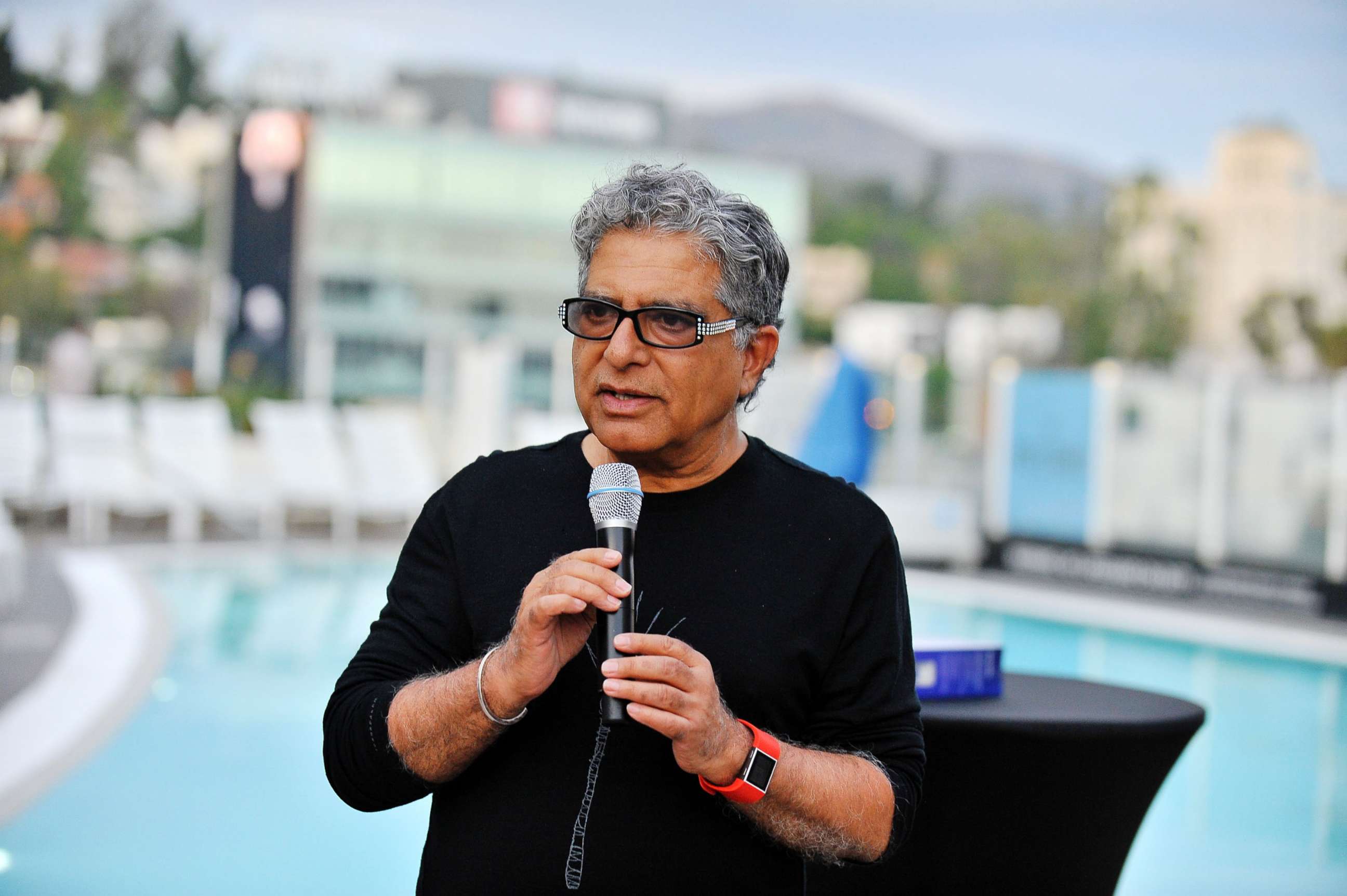 PHOTO: Dr. Deepak Chopra attends WORLDZ Cultural Marketing Summit at Hollywood and Highland, Aug. 1, 2017, in Los Angeles. 