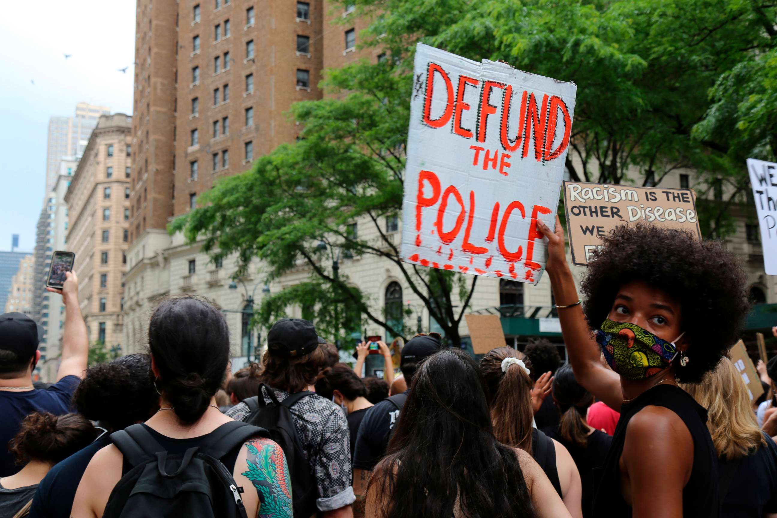 PHOTO: Protesters march in New York, June 6, 2020.