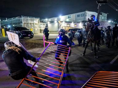 NJ governor calls for calm after clashes at immigration detention facility