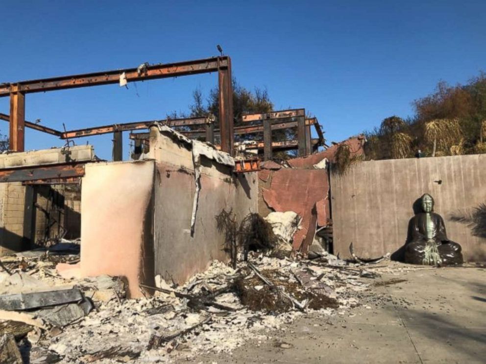 PHOTO: Yvonne DeLaRosa Green's home in Malibu, Calif., was destroyed by the Woolsey Fire.