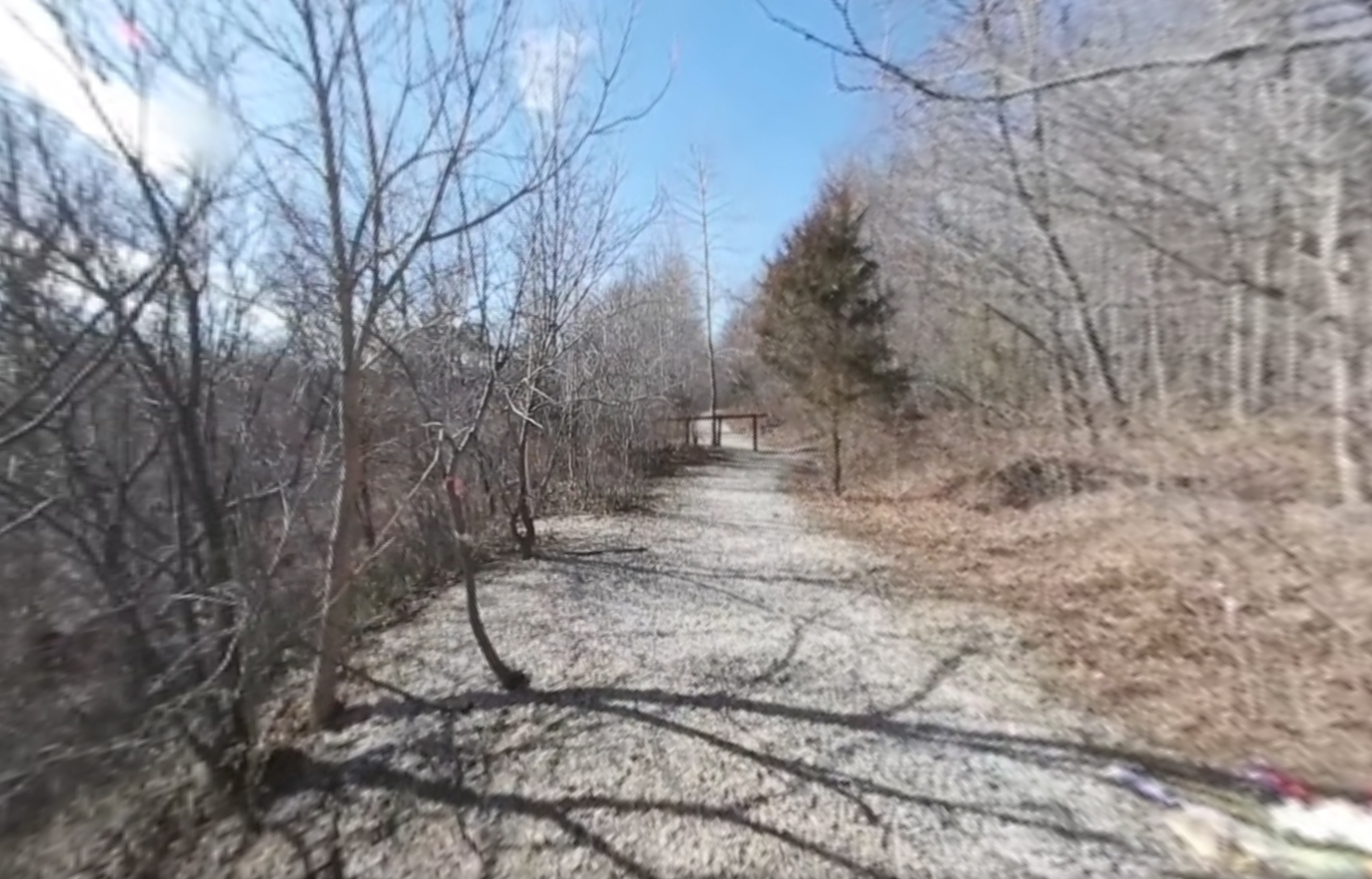 PHOTO: The trail in Delphi, Indiana, where Abby Williams, 13, and Libby German, 14, were killed on Feb. 13, 2017.