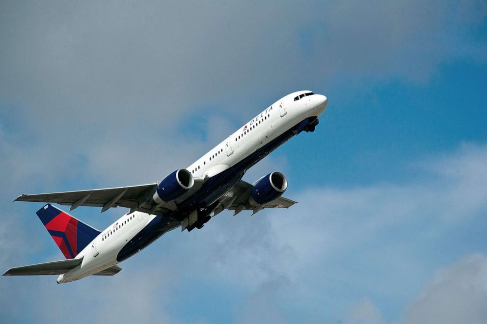 PHOTO: In this Feb. 21, 2013, file photo, a Delta Airlines jet takes off from Fort Lauderdale-Hollywood International Airport.