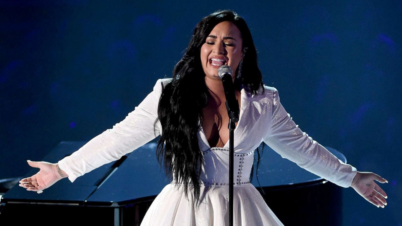 PHOTO: Demi Lovato performs onstage during the 62nd Annual Grammy Awards at Staples Center on January 26, 2020 in Los Angeles, California.