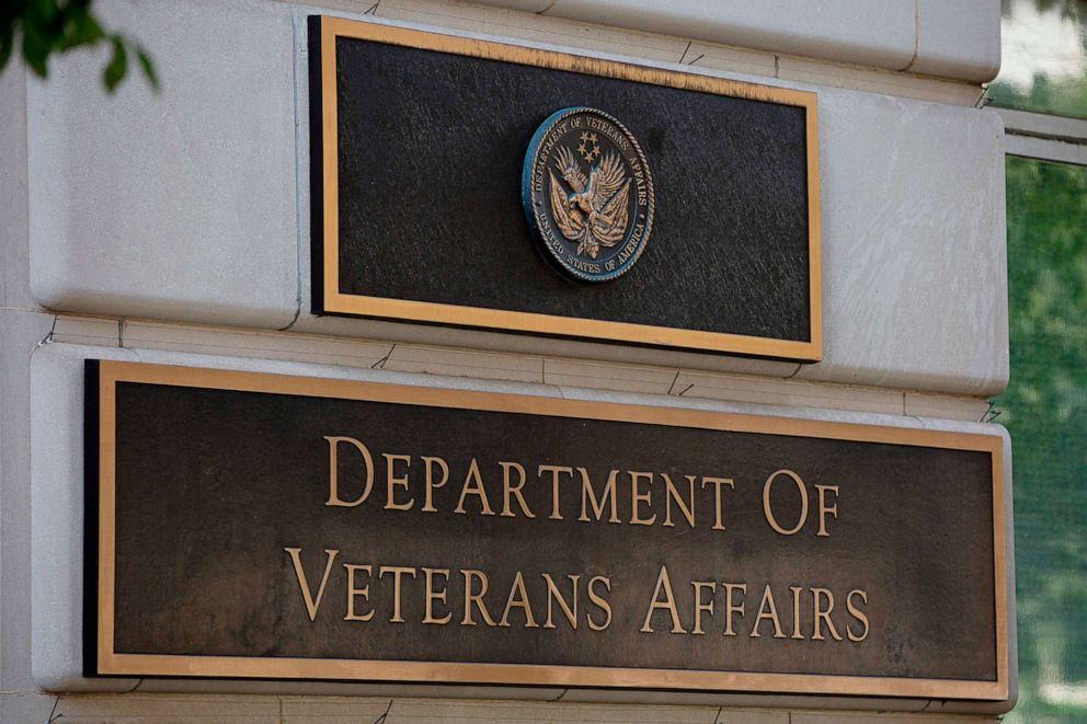 PHOTO: The US Department of Veterans Affairs building is seen in Washington, D.C., on July 22, 2019.