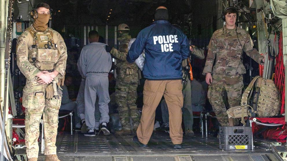 PHOTO: Deportation flight conducted at Fort Bliss