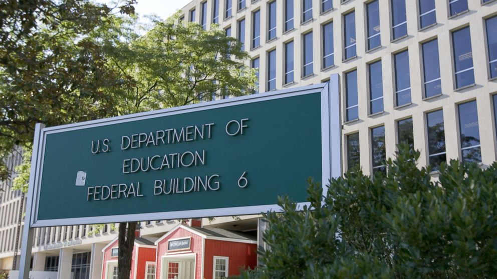 The US Department of Education building in Washington DC is shown in this file photo from July 2007. 