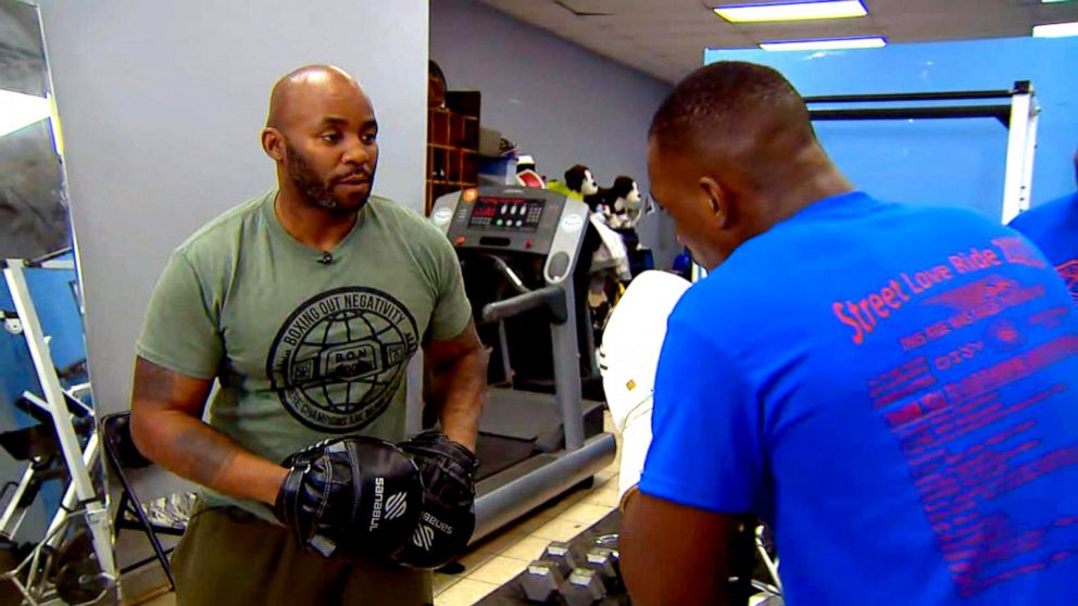 PHOTO: Derek Brown, 45, founder of Boxing Out Negativity, tells ABC News that he started his outreach program to help at-risk youth make better decisions.