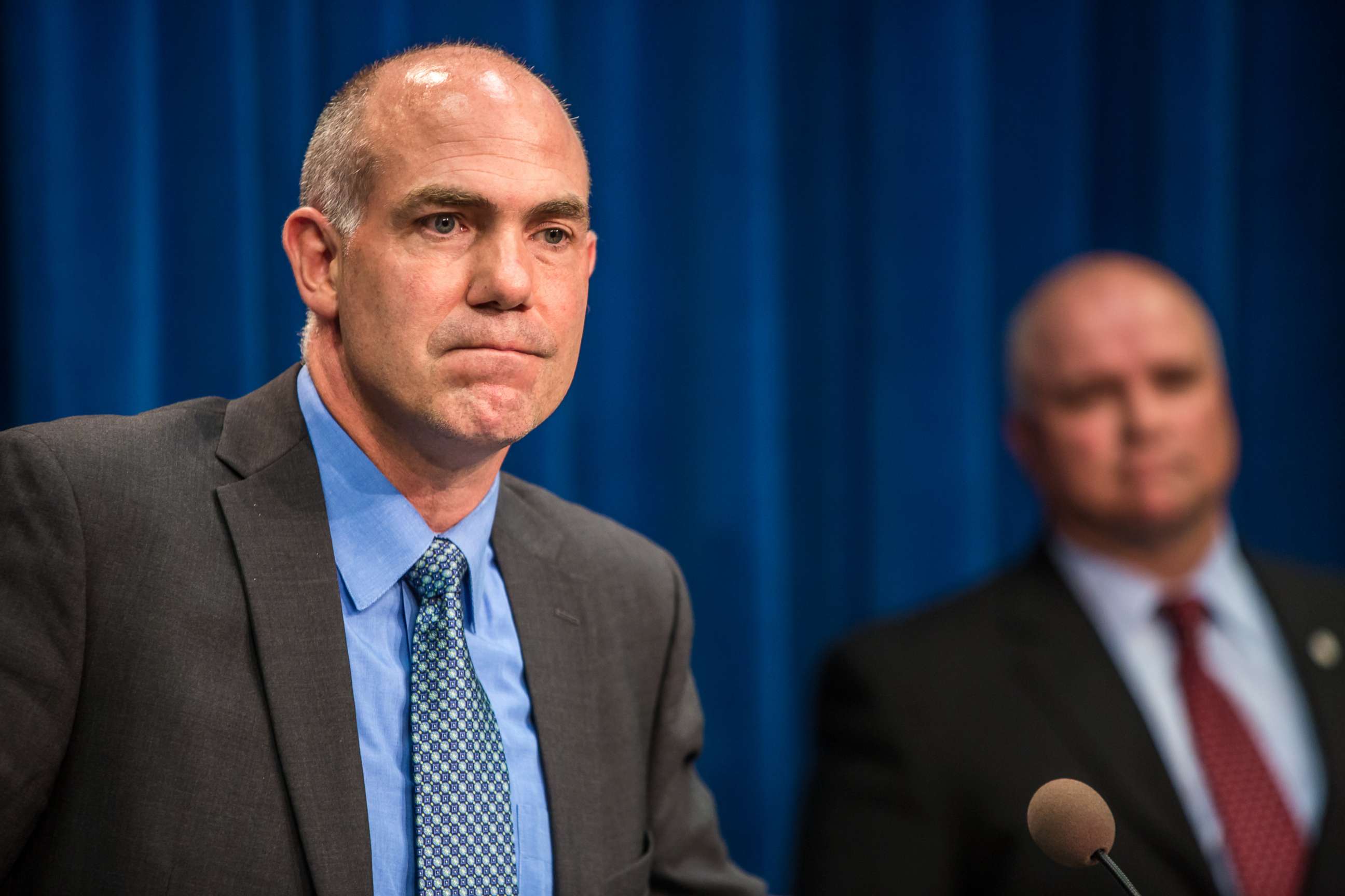 PHOTO: Derek Maltz, special agent in charge at the Drug Enforcement Agency, speaks at a news conference at DEA headquarters, June 26, 2013, in Washington. 