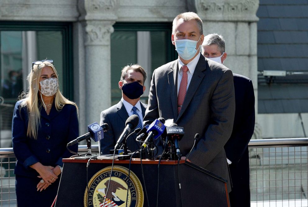 PHOTO: Dermot F. Shea speaks during a press conference, Oct. 14, 2020, in New York City.