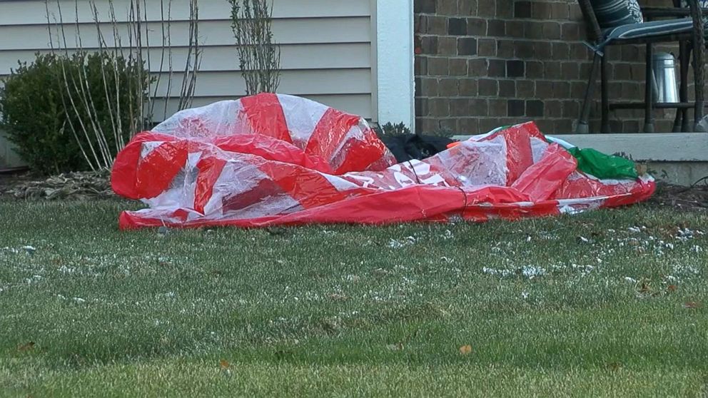 PHOTO: Police in Greenwood, Indiana, are searching for a driver seen plowing through Christmas decorations in the front yard of a home.