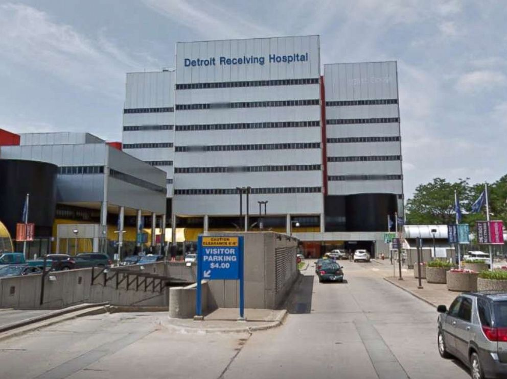 PHOTO: The Detroit Receiving Hospital is pictured in a Google Street View image from 2015.