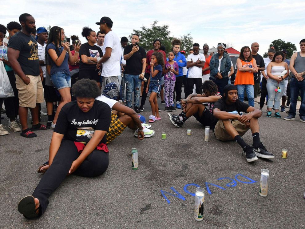 PHOTO: Family, friends and supporters of Devon Bailey gathered for a prayer and candlelight vigil on, Aug. 4, 2019 in Colorado Springs, Colorado.