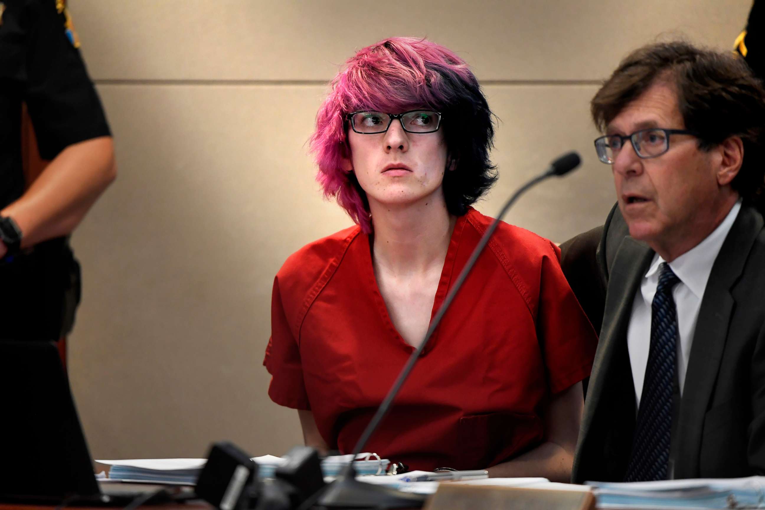 PHOTO: Devon Erickson appears in court at the Douglas County Courthouse in Castle Rock, Colo., May 15, 2019.