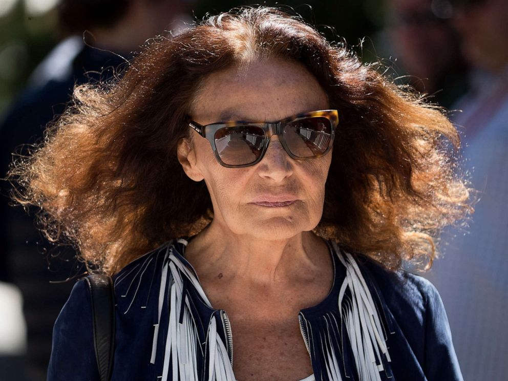 PHOTO: Fashion designer Diane von Furstenberg attends an event in Sun Valley, Idaho, July 12, 2017.