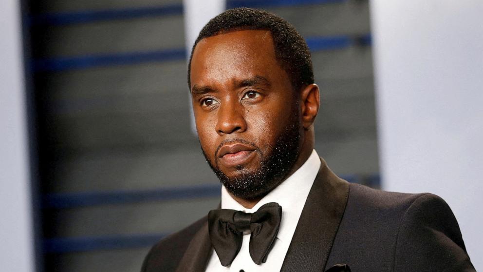 PHOTO: Rapper P. Diddy arrives for the Vanity Fair Oscar Party in Beverly Hills, Calif. April 3, 2018.