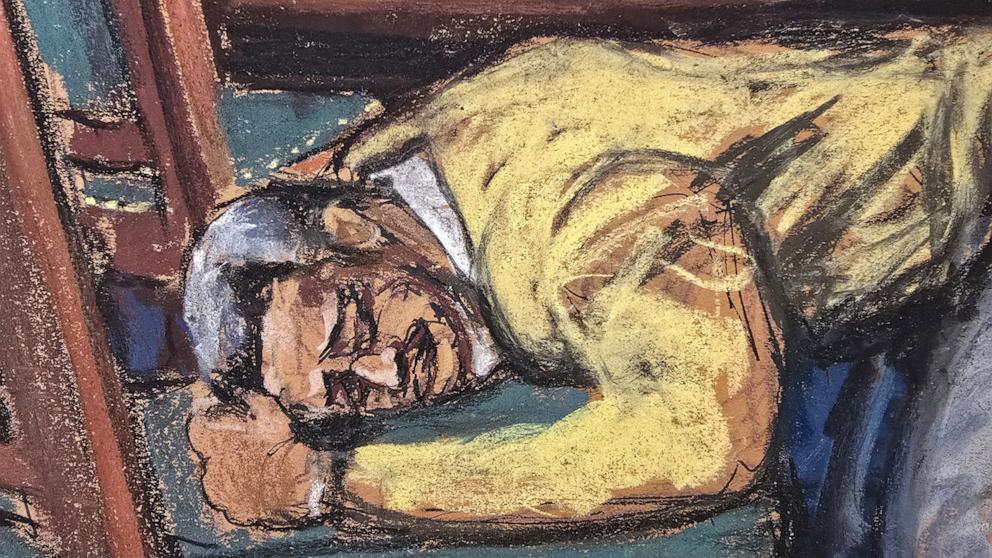 PHOTO: Sean "Diddy" Combs reacts after verdicts are read of the five counts against him, during Combs' sex trafficking trial in New York City, July 2, 2025 in this courtroom sketch. 