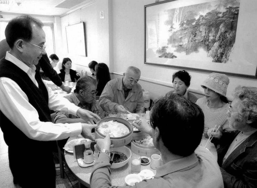 PHOTO: Yang at the first Din Tai Fung restaurant, 1990's, Taiwan.