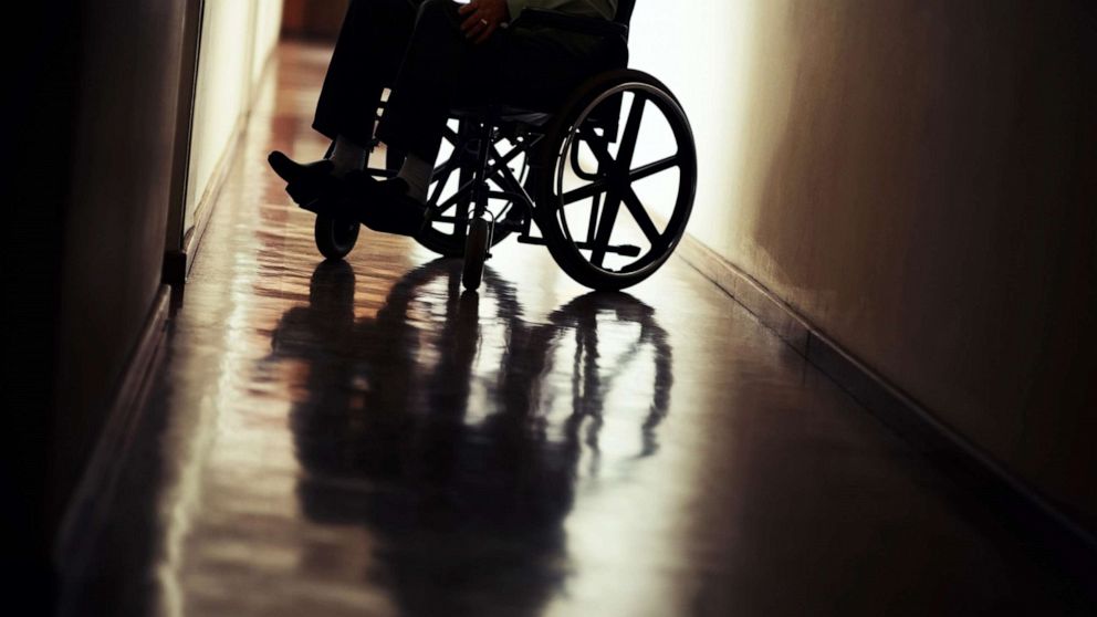 PHOTO: A disabled person sits in a wheelchair in an undated stock image.