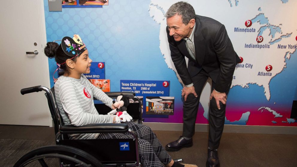 PHOTO: Robert A. Iger, chairman and chief executive officer of the Walt Disney Co., announced a plan to dedicate $100 million in Disney resources to benefit children and their families in hospitals, March 7, 2018.