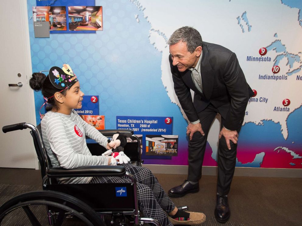 PHOTO: Robert A. Iger, chairman and chief executive officer of the Walt Disney Co., announced a plan to dedicate $100 million in Disney resources to benefit children and their families in hospitals, March 7, 2018.