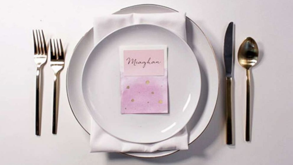 PHOTO: DIY wedding place cards.