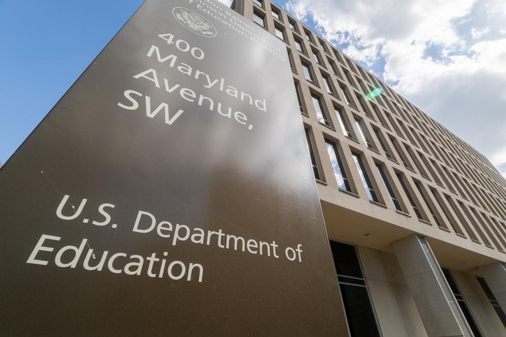 PHOTO: The U.S. Department of Education headquarters building on Oct. 7, 2024, in Washington, DC.