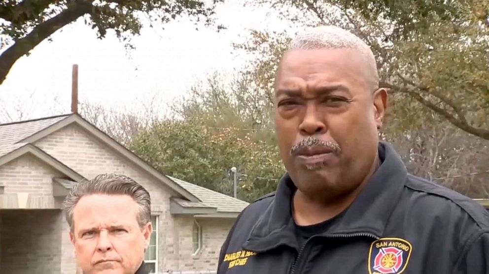 PHOTO: SAFD Chief Charles Hood on the scene of a deadly dog attack in San Antonio, Texas, Feb. 24, 2023.