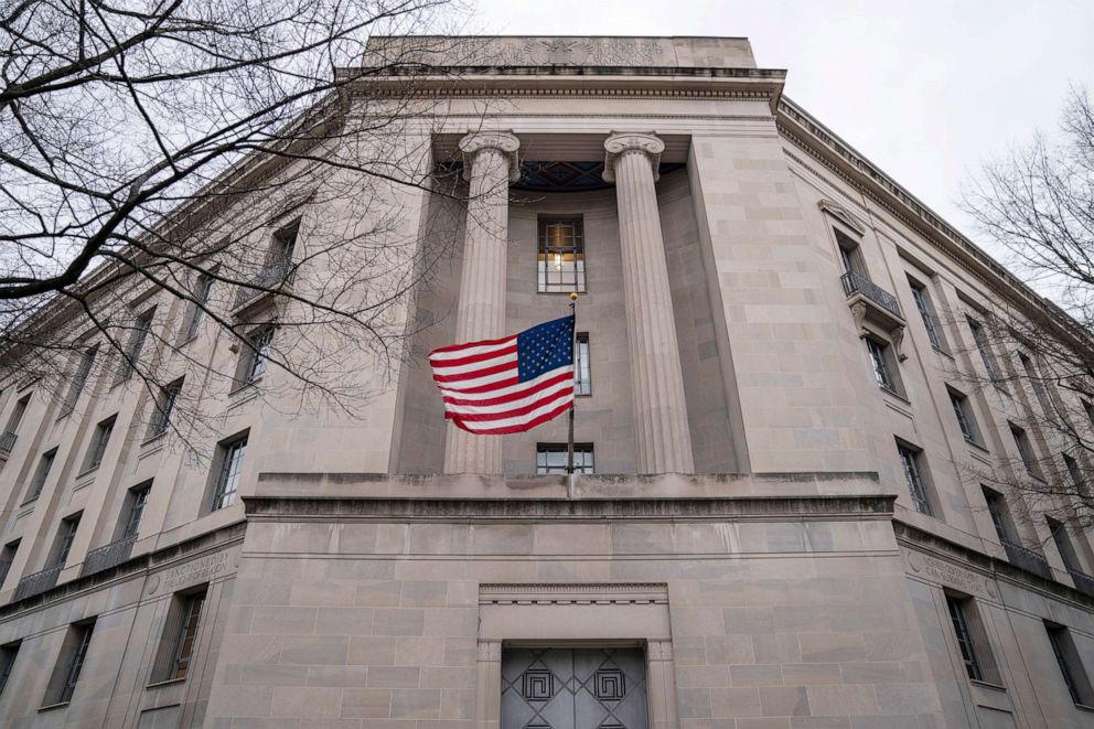 PHOTO: The Department of Justice headquarters in Washington.