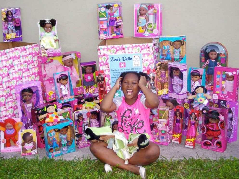 PHOTO: Zoe Terry, 11, launched the nonprofit "Zoe's Dolls" in 2011 which gives out dolls of color to young girls whose families may not otherwise be able to afford them.
