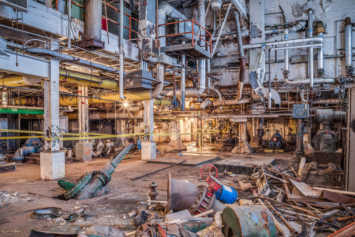 PHOTO: The pump house which was damaged by Hurricane Sandy.