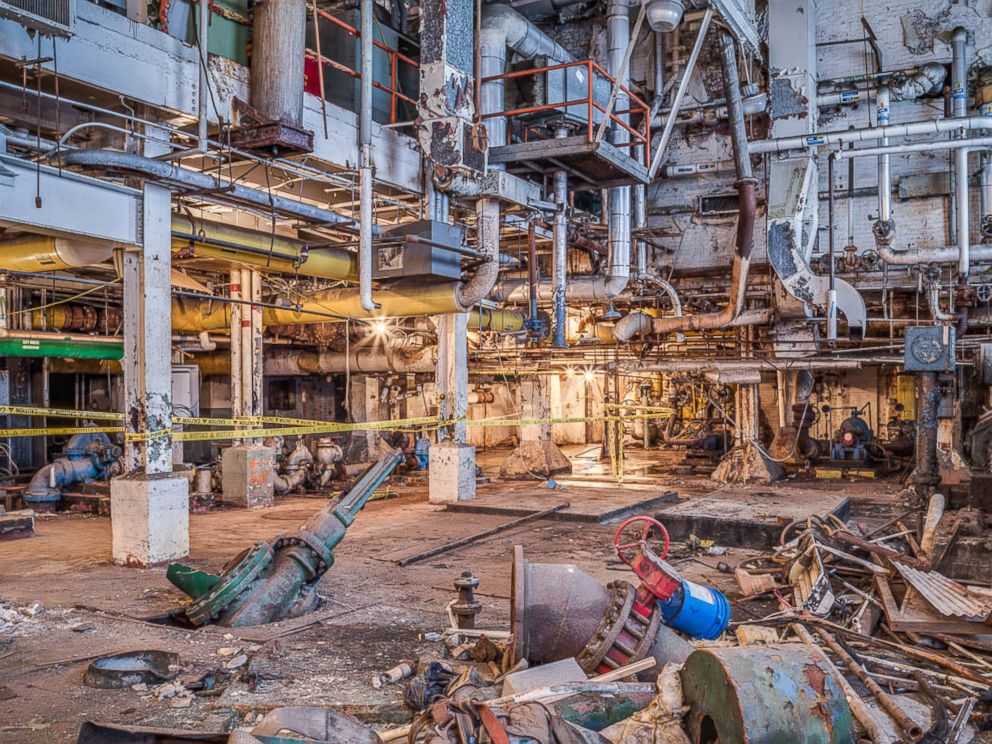 PHOTO: The pump house which was damaged by Hurricane Sandy.