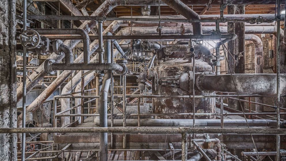 PHOTO: The boiler house of the Domino Sugar Refinery.