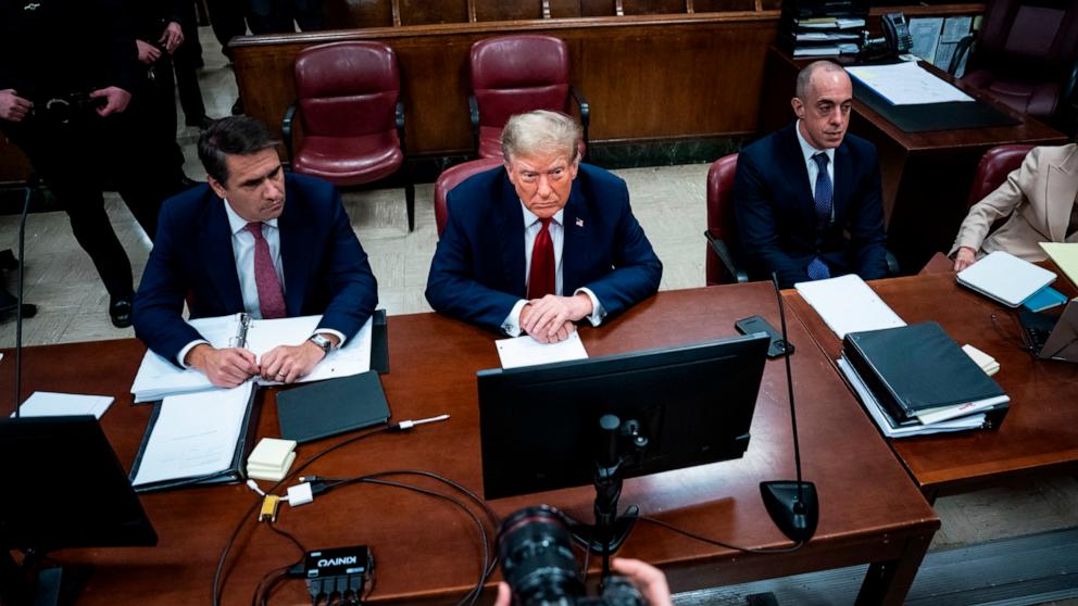 Donald Trump makes history as he becomes the first former US president to face criminal trial as he appears in New York court (Photos)