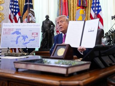 Trump signs executive order renaming Lake Ontario to 'Lake America'