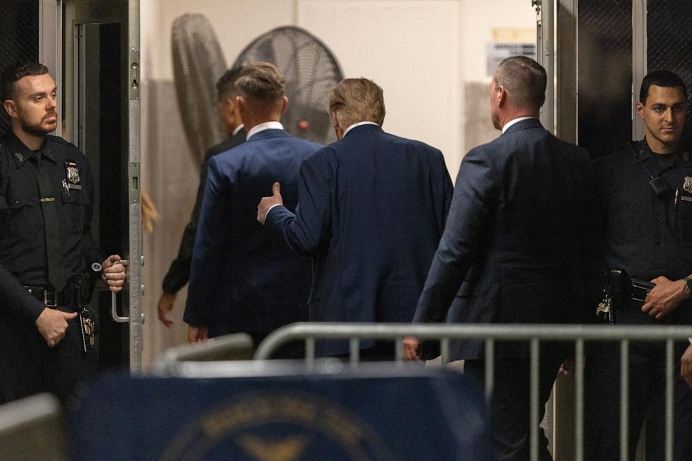 PHOTO: Former U.S. President Trump's criminal trial on charges of falsifying business records continues in New York.