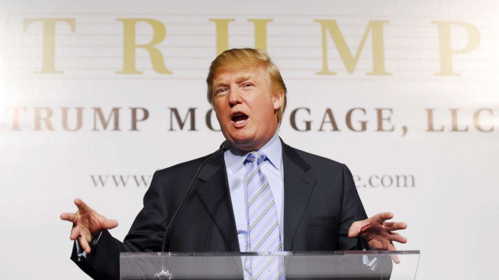 PHOTO: Donald Trump during speaks during a press conference in New York, April 4, 2006.