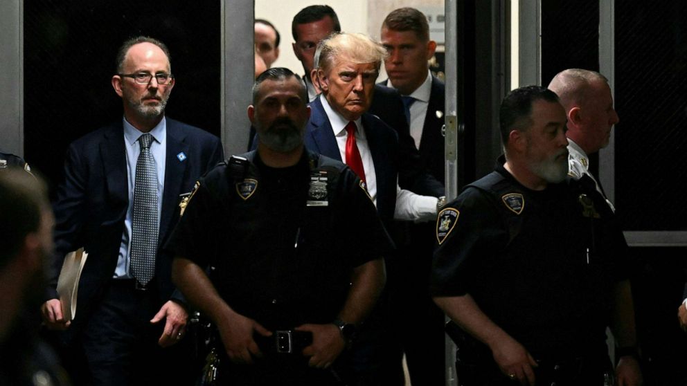PHOTO: Former President Donald Trump arrives in court in New York on April 4, 2023.