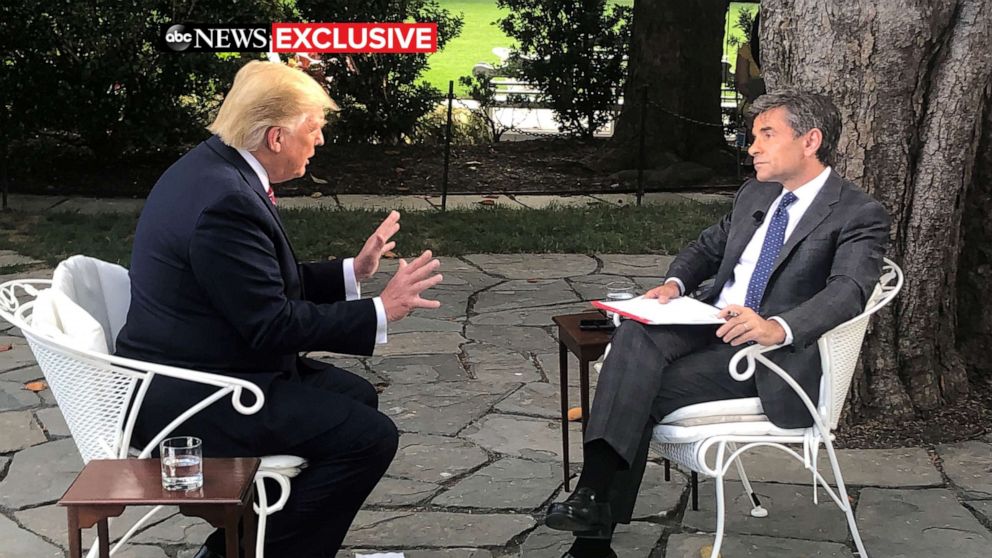 Transcript Abc News George Stephanopoulos Exclusive Interview With President Trump Abc News