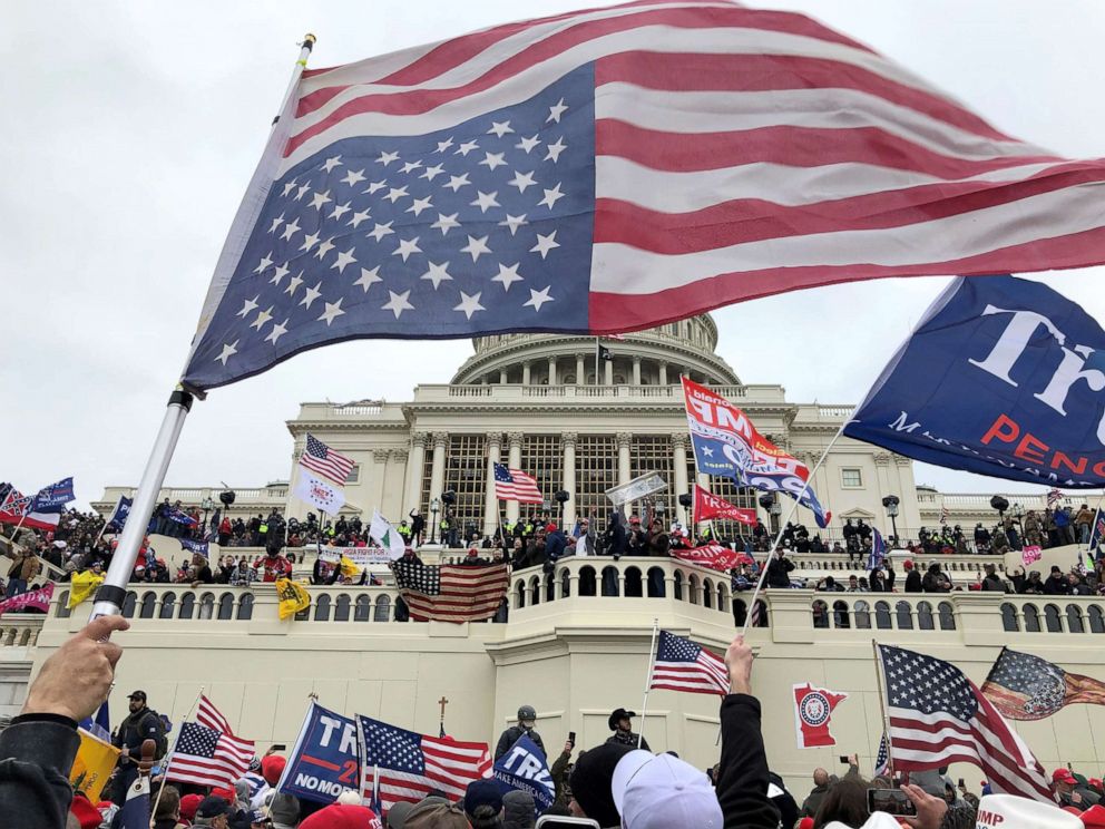 PHOTO: Supporters of President Donald Trump occupy the Capitol Building in Washington, Jan. 6, 2021. 