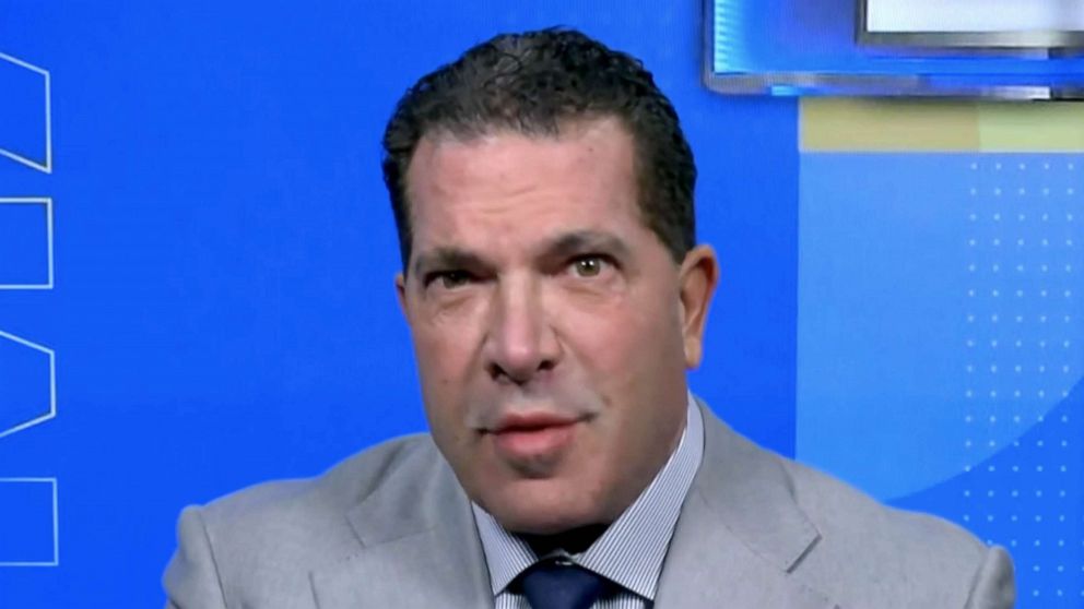 PHOTO: Donald Trump's attorney, Joe Tacopina, is interviewed on ABC News' "Good Morning America" on March 31, 2023.