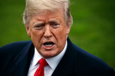 Trump addresses media from White House Lawn
