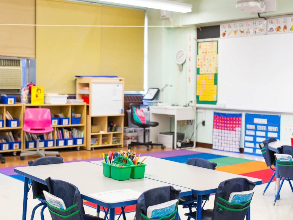 PHOTO: A classroom benefited by the nonprofit group Donors Choose is photographed here in this handout photo.